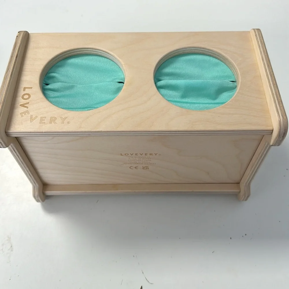 Lovevery wooden Montessori sensory box